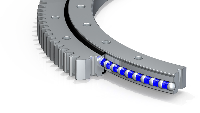 China Wanda Row Row Four point de contact Baule Contact Ronteur de boulange avec un palier de plateau tournant &agrave; haute rotation