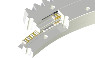 Roulement d'anneau d'allocation avec équipement externe