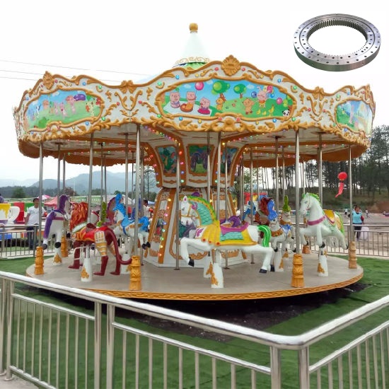 Outdoor-Kids-Amurement-Rides-Merry-Go-Round-Christmas Carousel