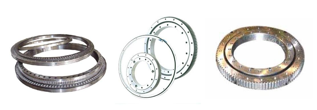 Boule de contact &agrave; quatre points de petit diam&egrave;tre plateau tournant &agrave; anneau de balle &agrave; engrenage avec des anneaux d&eacute;formables